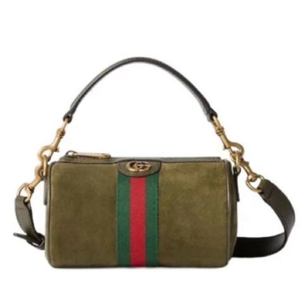 GUCCI Ophidia GG logo suede leather mini crossbody bag Brand new